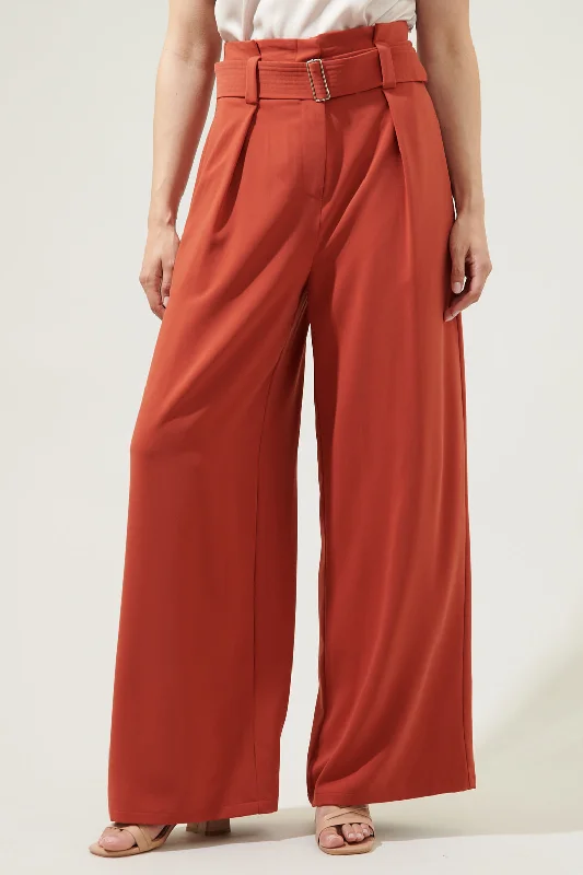 Trendy Styles Camila Cole Wide Leg Belted Pants