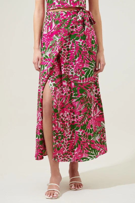 Mega Sales Cienega Floral Maxi Wrap Skirt