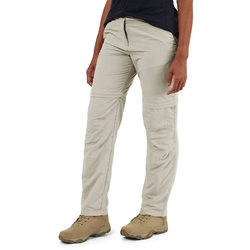 Edgy Fashion Craghoppers Nosilife Convertible III (Short) Womens Walking Trousers - Sand Edgy Fashion Craghoppers Nosilife Convertible III (Short) Womens Walking Trousers - Sand