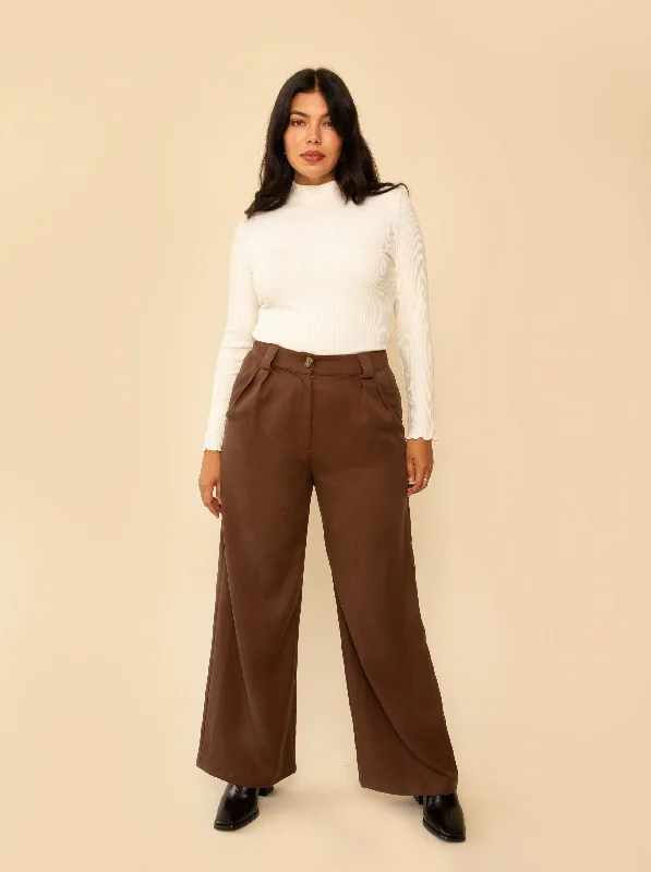 Cutting Edge Fashion Leanna Pant - Chocolate