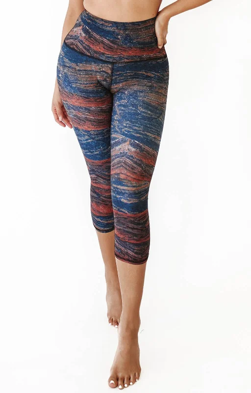 Luxury Fashion Pedra Printed Yoga Crops