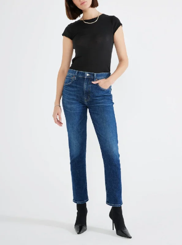 Weekend Sale Scarlet Mid Rise Slim - Chrome Diopside